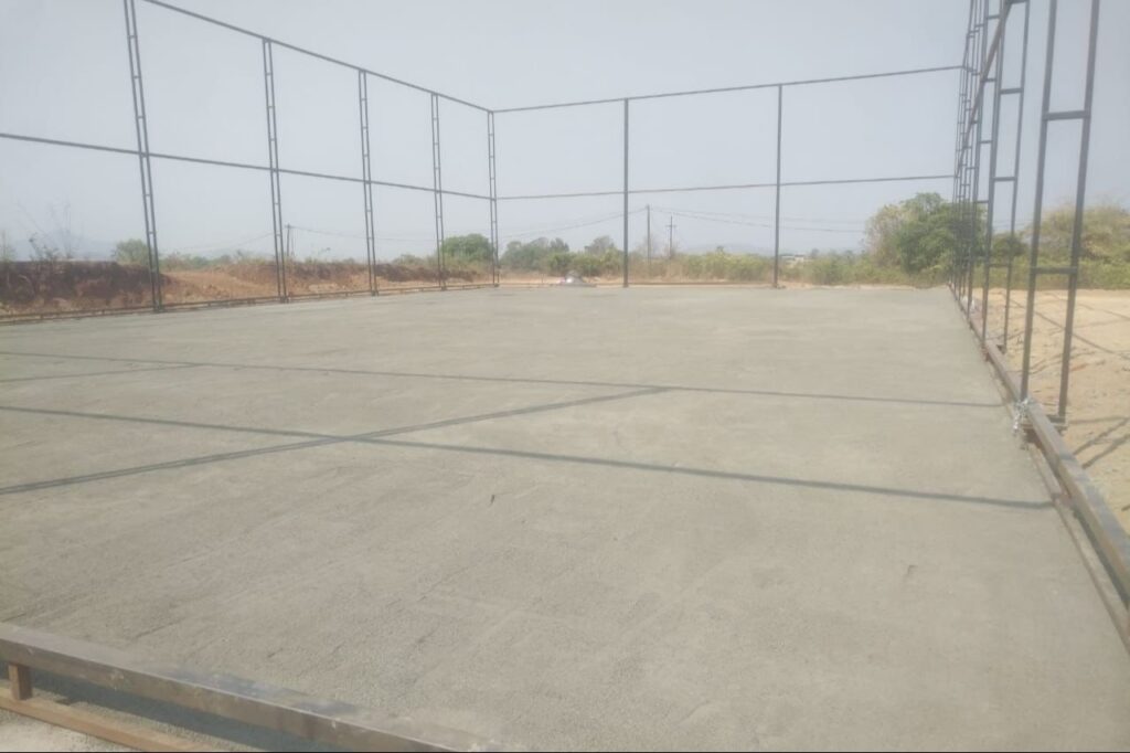 box cricket cement pad 3