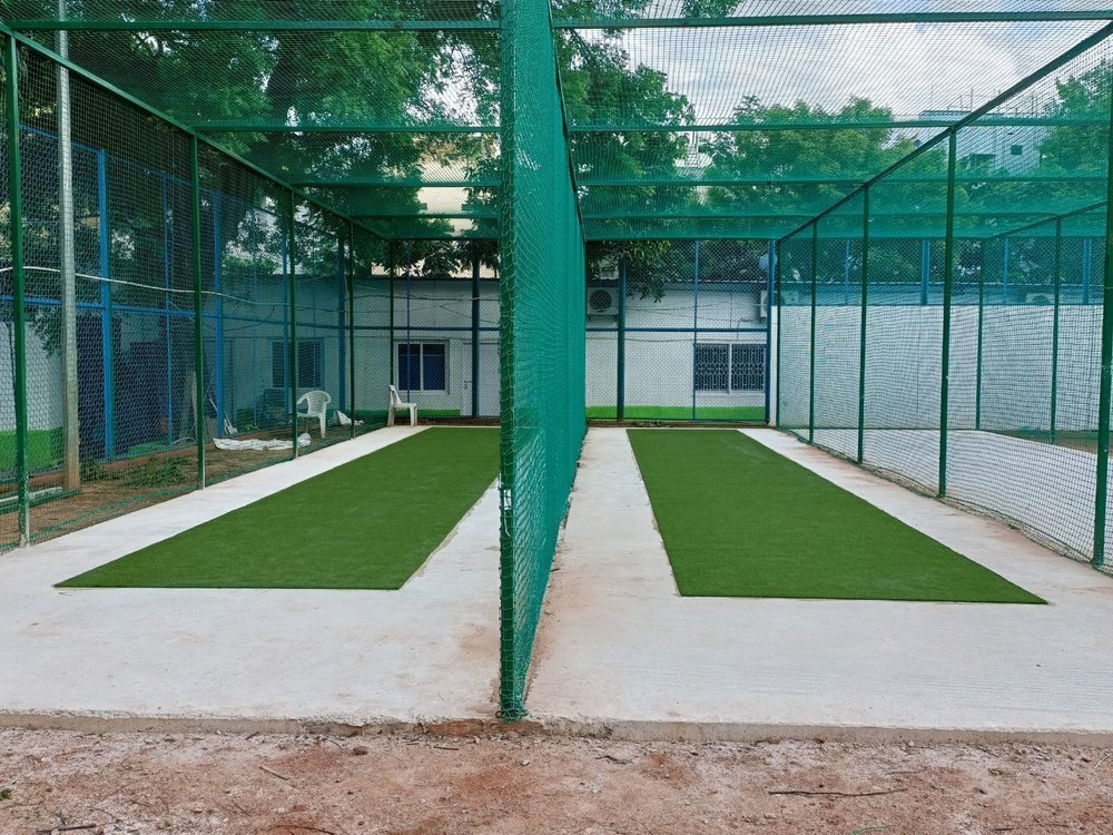Cricket cement pad practice nets